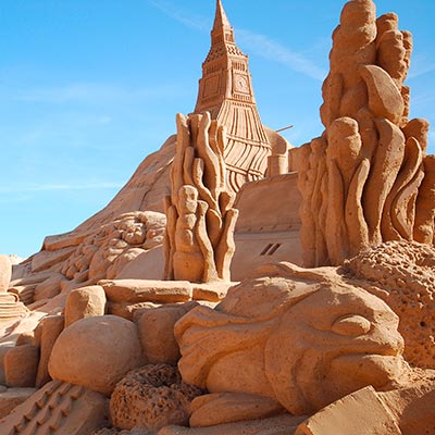 Amazing sculptures from the International Sand Sculpture Festival
